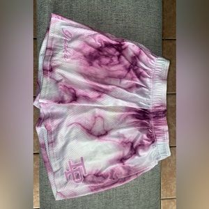 Purple & white inaka power shorts